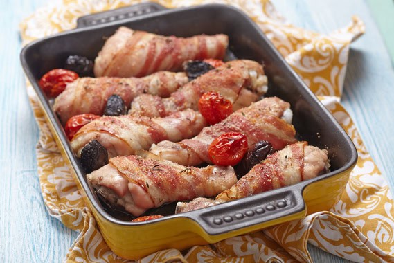 Bacon-wrapped Chicken Drumsticks Recipe - Omak Meats Butcher
