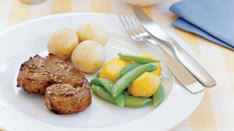 Balsamic Glazed Lamb Chops