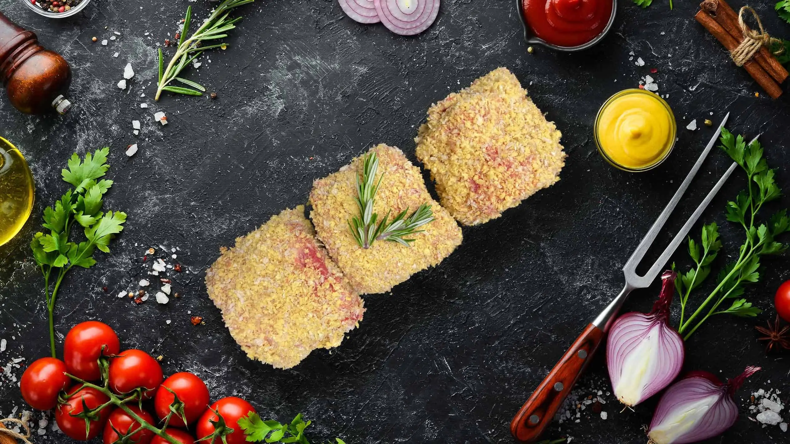 Beef Schnitzel Stuffed with Garlic Butter & Cheese