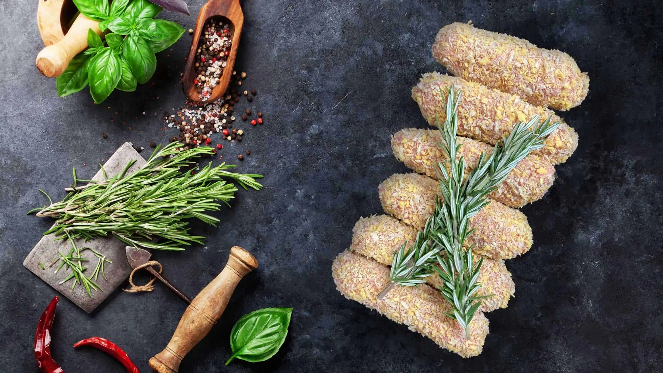 Crumbed Beef Sausages