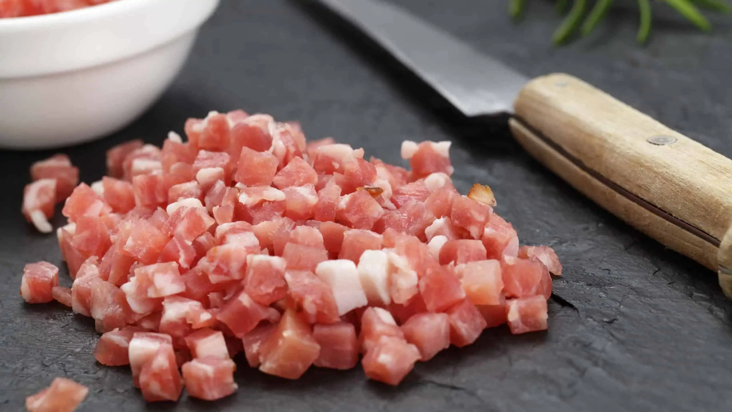 Diced Bacon