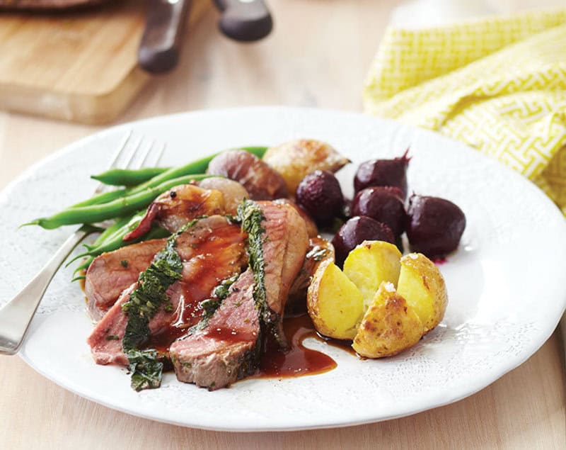 Herb-stuffed Butterflied Leg of Lamb Recipe - Omak Meats Butcher