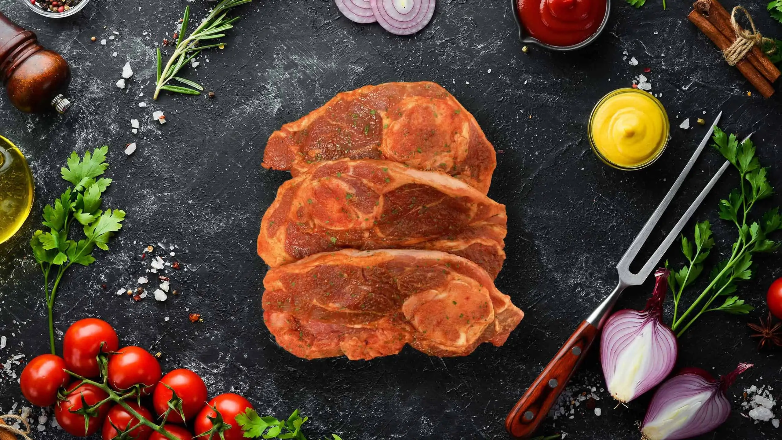 Lamb Shoulder Chops (Oriental Mint)
