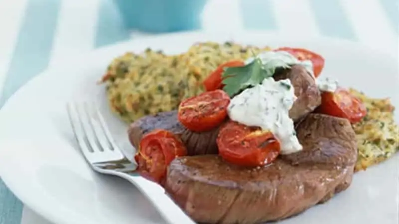 Lamb Shoulder Chops with Potato Cakes