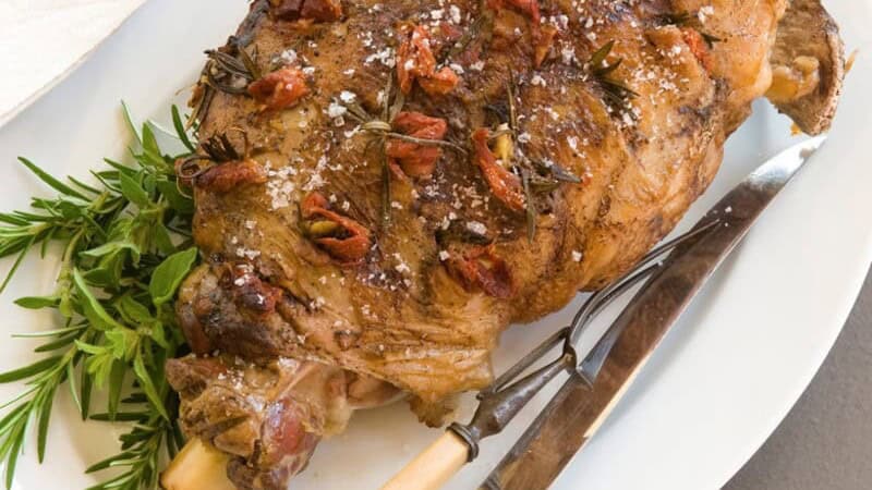 Mediterranean Leg of Lamb