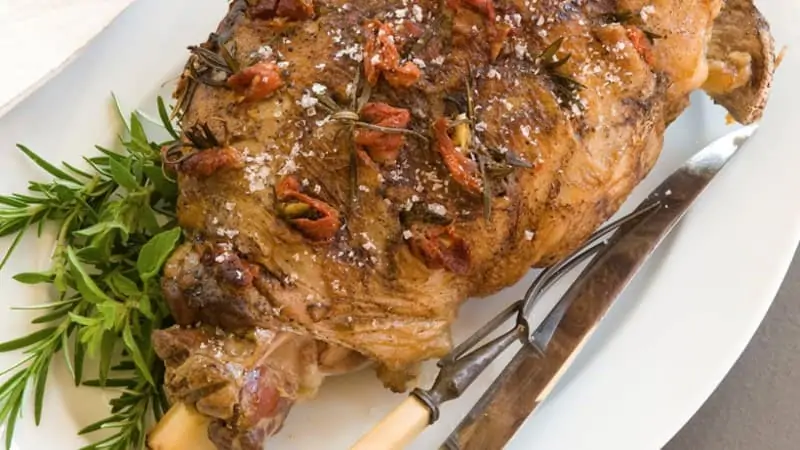 Mediterranean Leg of Lamb