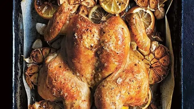 Quick Butterflied Roast Chicken