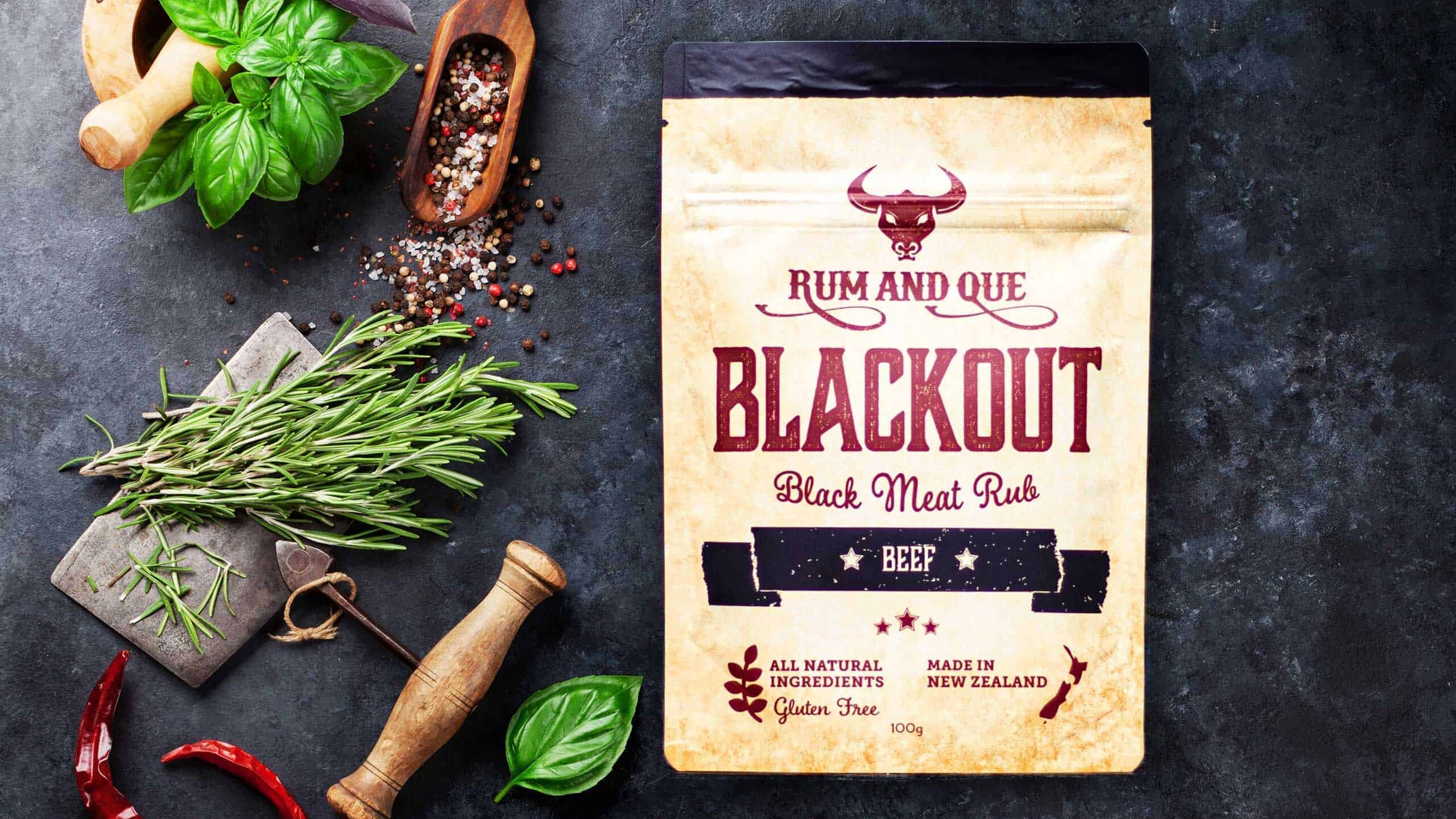 Rum & Que Blackout Meat Rub