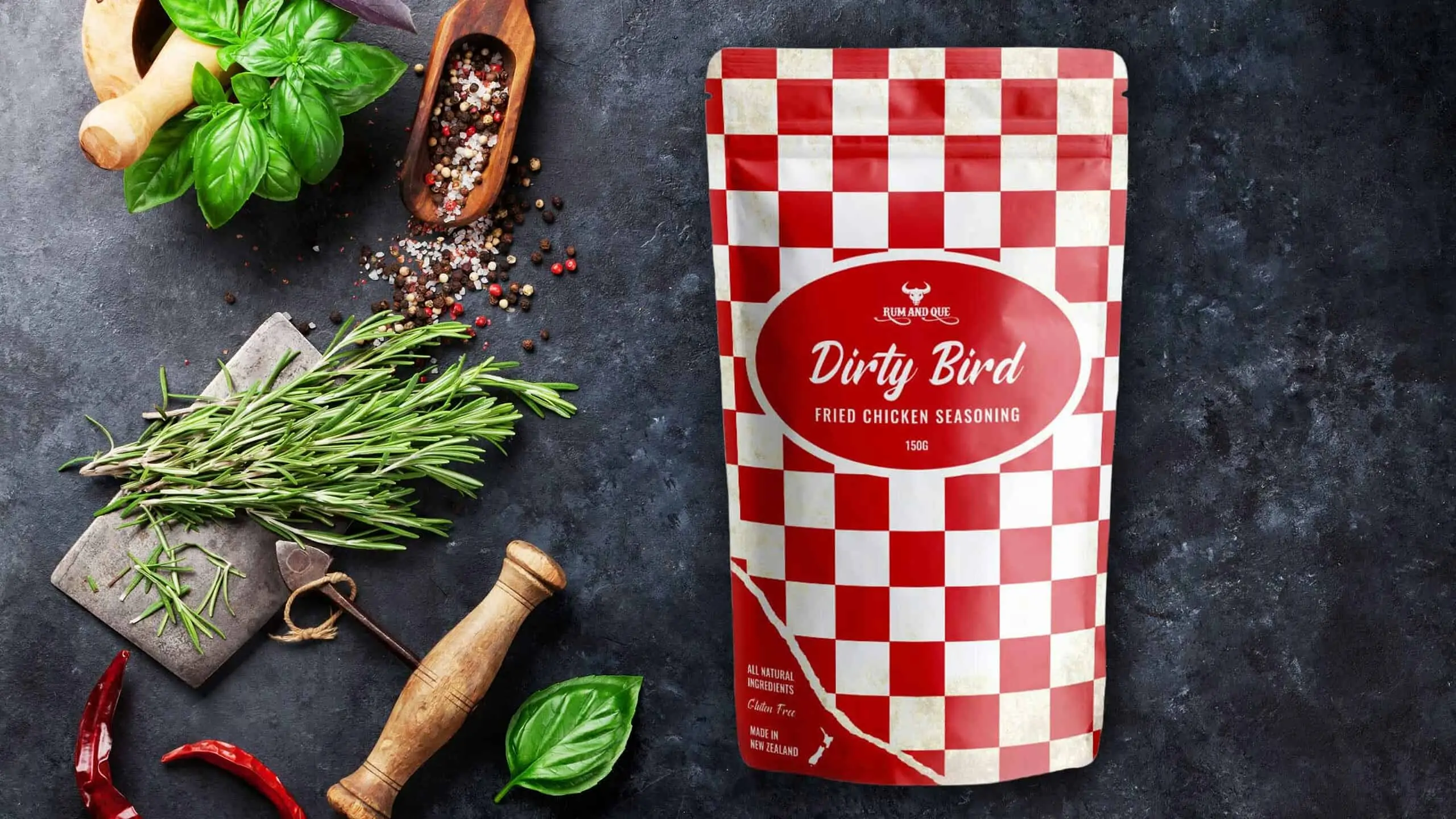 Rum & Que Dirty Bird Fried Chicken Seasoning