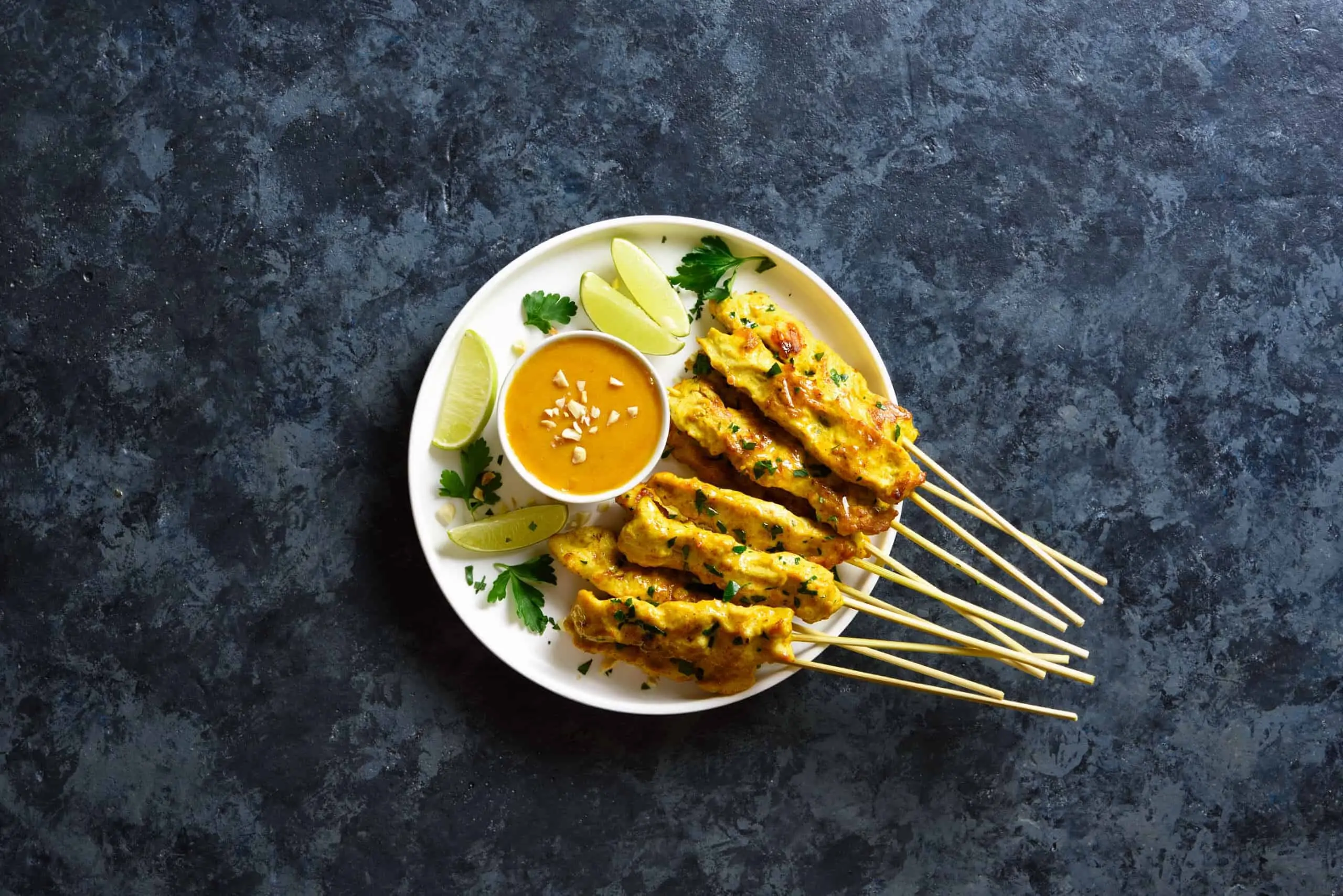 Satay Chicken Kebabs