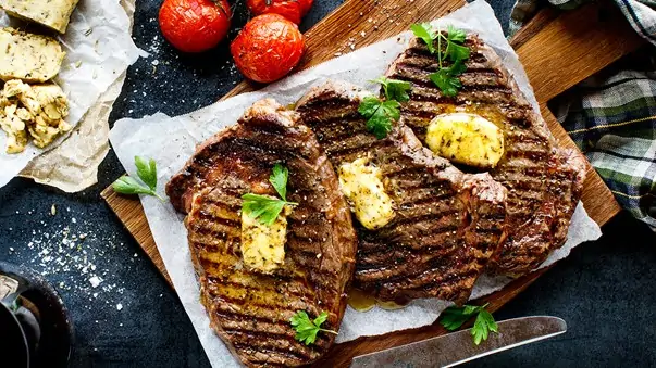 Scotch Fillet with Fennel and Herb Butter